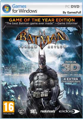 Descargar Batman Arkham Asylum Game of the Year Edition – ElAmigos para 
    PC Windows en Español es un juego de Accion desarrollado por Rocksteady Studios