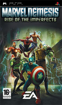 Descargar Marvel Nemesis: Rise of the Imperfects para 
    PlayStation Portable en Español es un juego de Lucha desarrollado por EA Canada